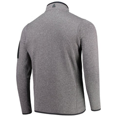 New Orleans Saints Antigua Fortune Quarter-Zip Pullover Jacket Charcoal | NFL