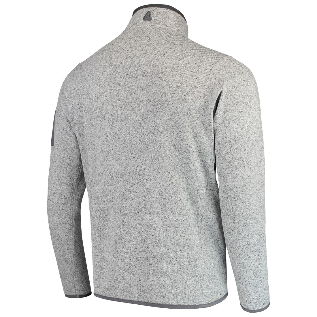 Tampa Bay Buccaneers Antigua Fortune Quarter-Zip Pullover Jacket Heather Black | NFL