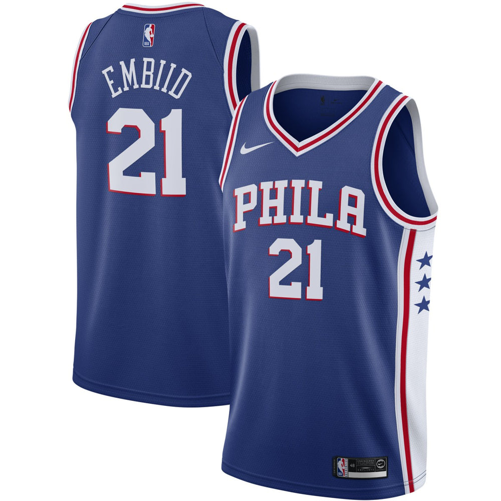 Joel Embiid Philadelphia 76ers 2019/2020 Swingman Jersey Icon Edition Royal - NBA