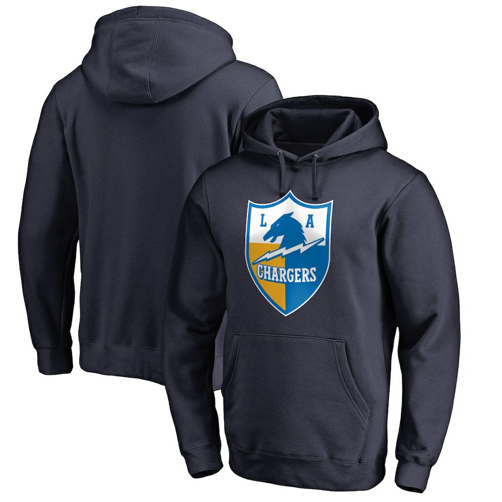 Los Angeles Chargers Vintage Shield Logo Pullover Hoodie Navy | NFL