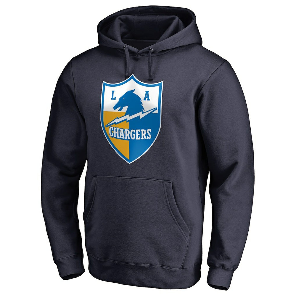 Los Angeles Chargers Vintage Shield Logo Pullover Hoodie Navy | NFL