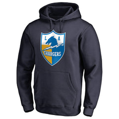 Los Angeles Chargers Vintage Shield Logo Pullover Hoodie Navy | NFL