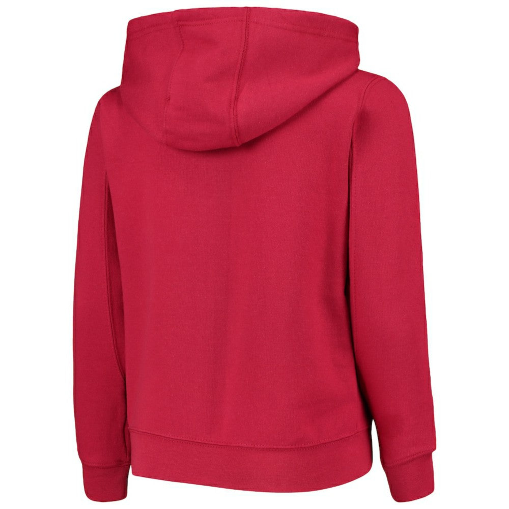 Washington Nationals Youth Team Color Wordmark Full-Zip Hoodie - MLB