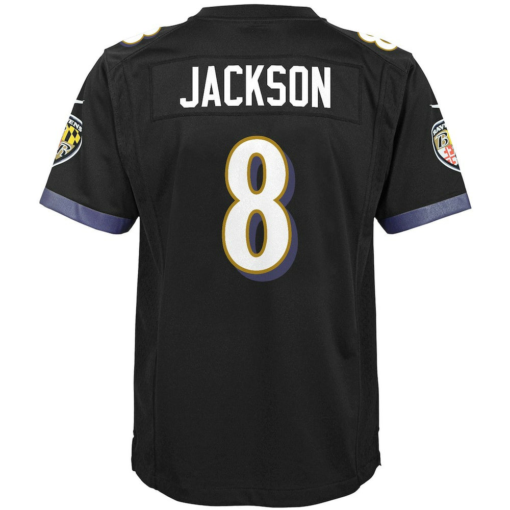Lamar Jackson Baltimore Ravens Youth Game Jersey Black | Nike for Sale