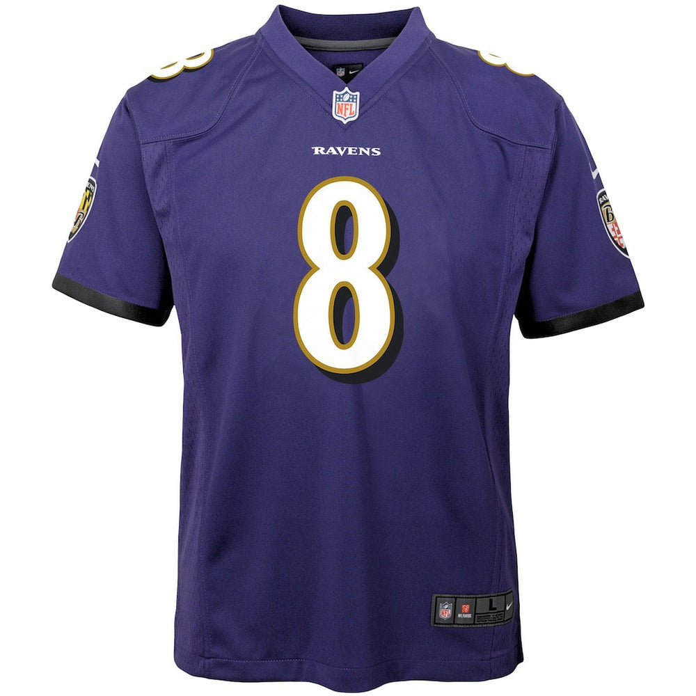 Lamar Jackson Baltimore Ravens Youth Game Jersey Purple | Nike for Sale