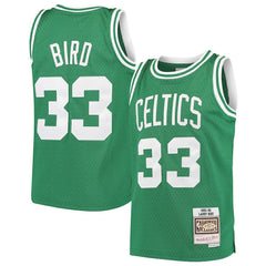 Larry Bird Boston Celtics Youth Hardwood Classics Swingman Throwback Jersey Kelly Green - NBA