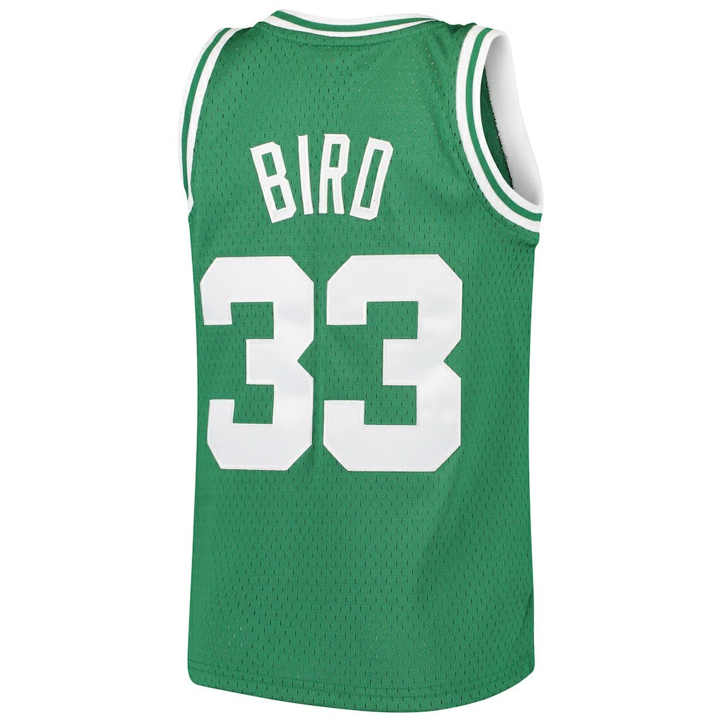 Larry Bird Boston Celtics Youth Hardwood Classics Swingman Throwback Jersey Kelly Green - NBA