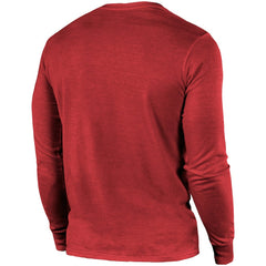 Arizona Cardinals Majestic Threads Lockup Tri-Blend Long Sleeve T-Shirt Cardinal | NFL