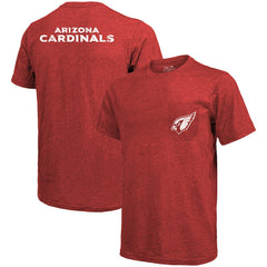 Arizona Cardinals Majestic Threads Tri-Blend Pocket T-Shirt Cardinal | NFL