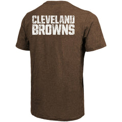 Cleveland Browns Majestic Threads Tri-Blend Pocket T-Shirt Brown | NFL
