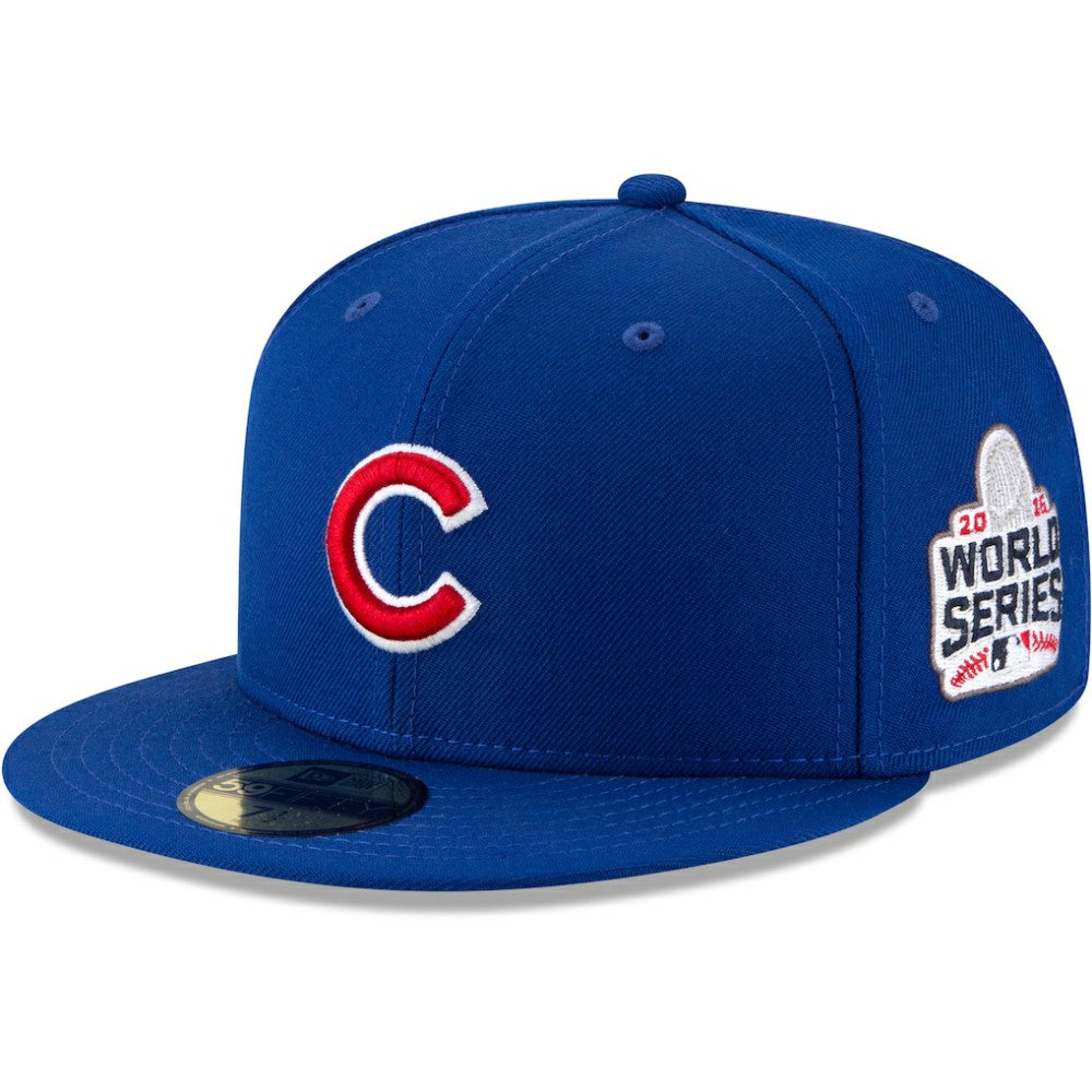 Chicago Cubs New Era 2016 World Series Wool 59FIFTY Fitted Hat - MLB