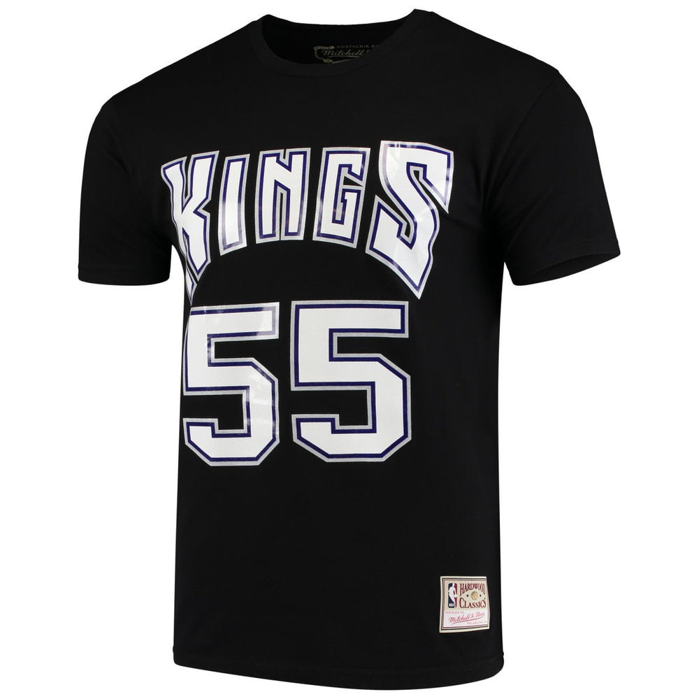 Jason Williams Sacramento Kings Hardwood Classics Team Name & Number T-Shirt Black - NBA