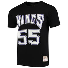 Jason Williams Sacramento Kings Hardwood Classics Team Name & Number T-Shirt Black - NBA