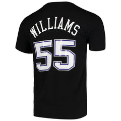 Jason Williams Sacramento Kings Hardwood Classics Team Name & Number T-Shirt Black - NBA
