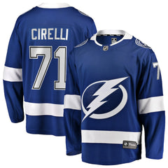 Anthony Cirelli Tampa Bay Lightning Fanatics Home Breakaway Player Jersey - Blue - NHL
