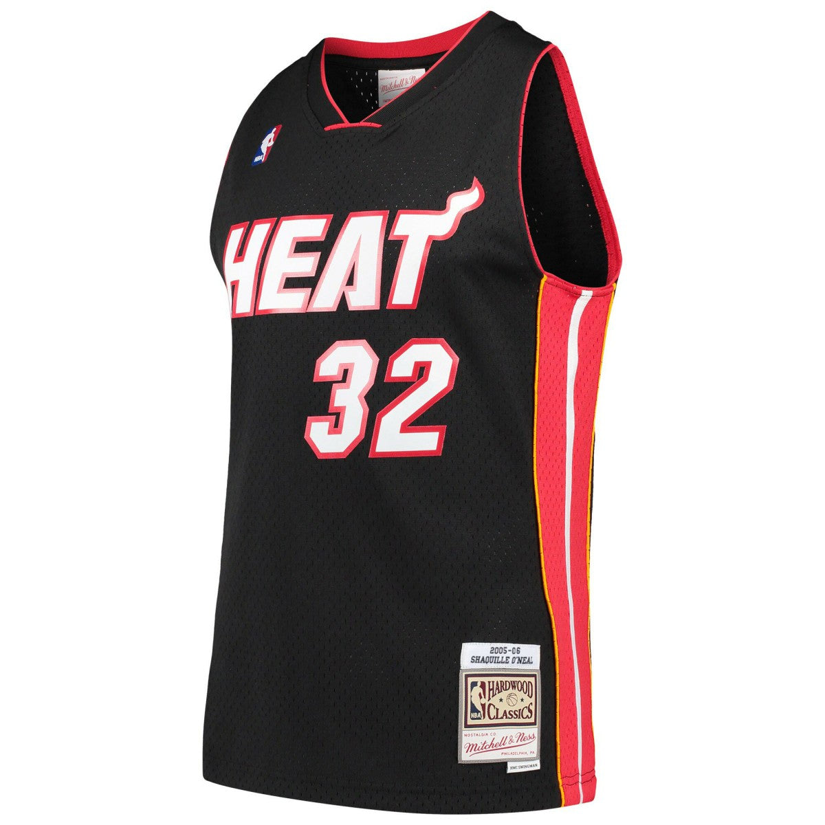 Shaquille O'Neal Miami Heat Hardwood Classics Swingman Jersey Black - NBA