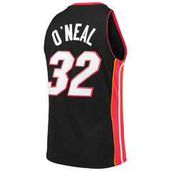 Shaquille O'Neal Miami Heat Hardwood Classics Swingman Jersey Black - NBA