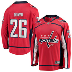 Nic Dowd Washington Capitals Fanatics Home Breakaway Player Jersey - Red - NHL