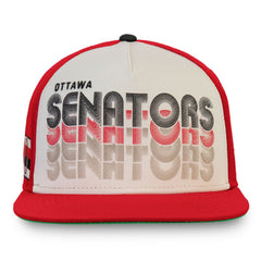 Ottawa Senators Fanatics True Classic Snapback Hat - Cream/Red - NHL