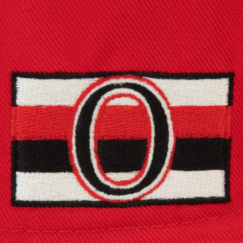 Ottawa Senators Fanatics True Classic Snapback Hat - Cream/Red - NHL
