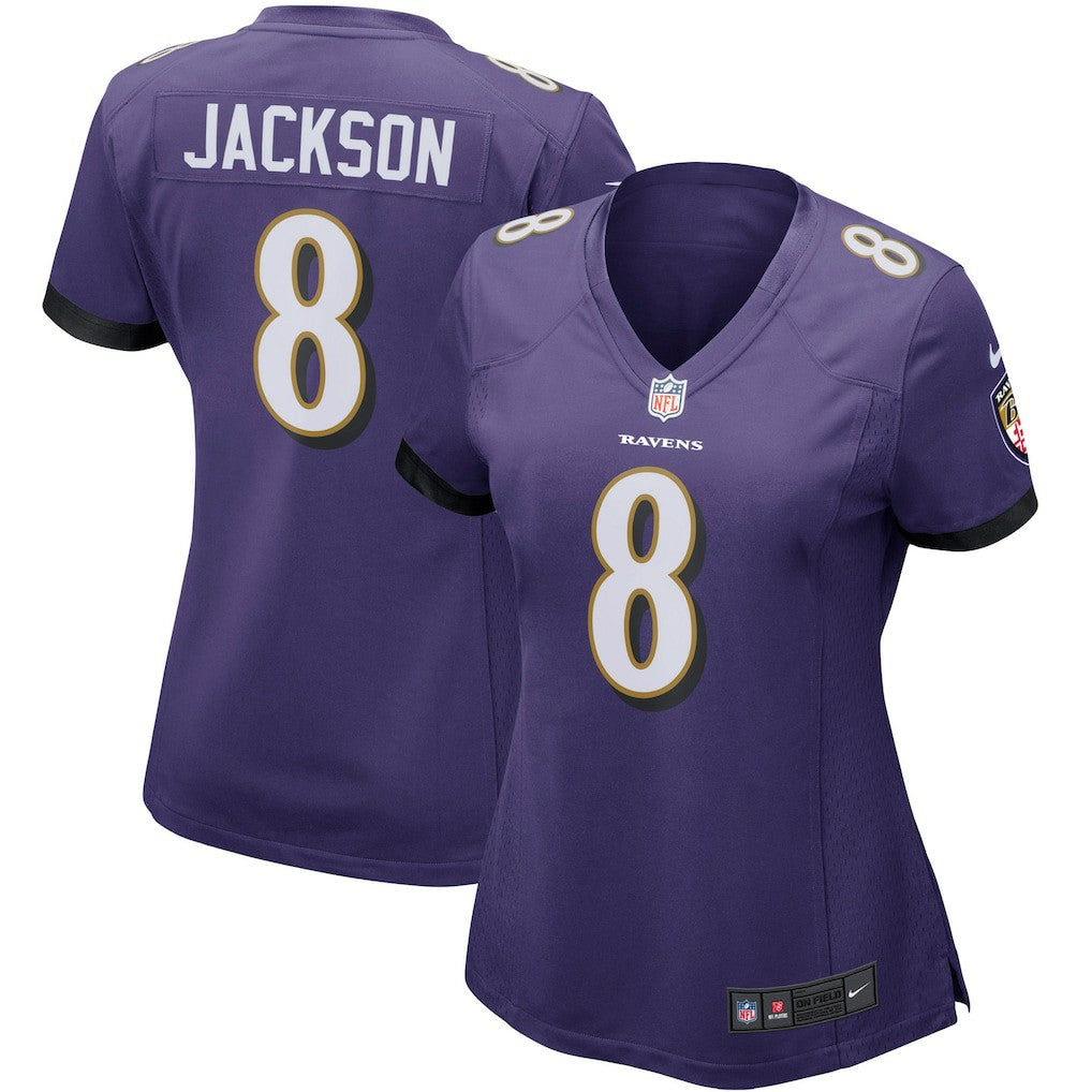 Lamar Jackson Baltimore Ravens Women's Game Player Jersey Purple | Nike for Sale
