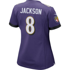 Lamar Jackson Baltimore Ravens Women's Game Player Jersey Purple | Nike for Sale