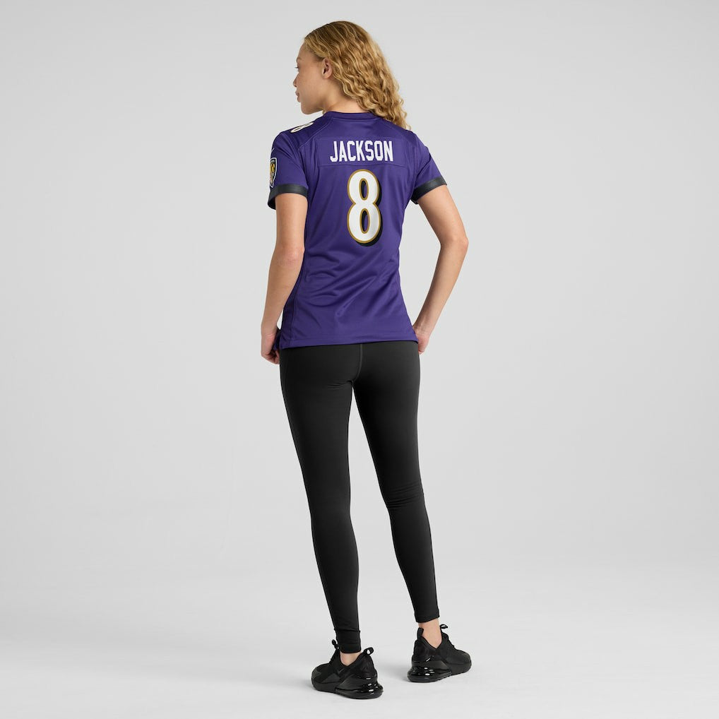 Lamar Jackson Baltimore Ravens Women's Game Player Jersey Purple | Nike for Sale