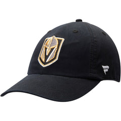 Vegas Golden Knights Fanatics Primary Logo Fundamental Core Adjustable Hat - Black - NHL