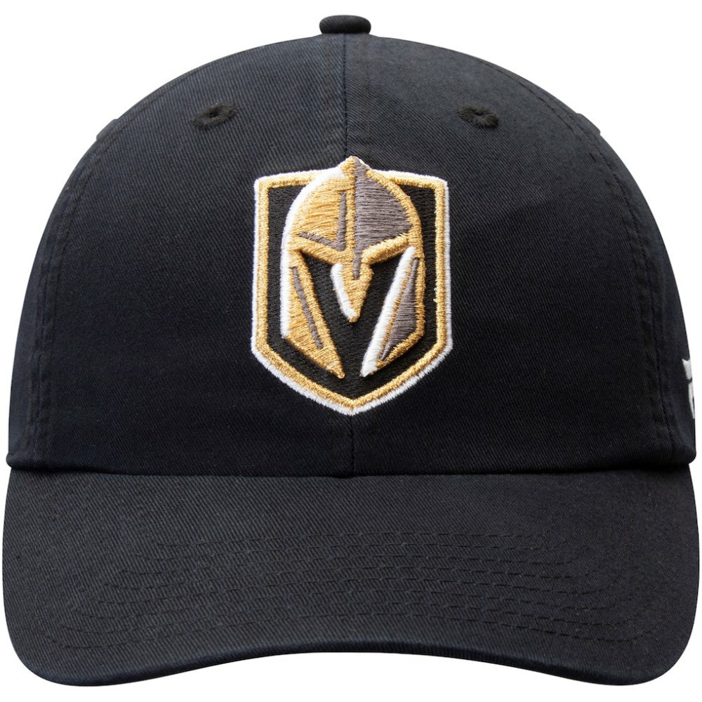 Vegas Golden Knights Fanatics Primary Logo Fundamental Core Adjustable Hat - Black - NHL