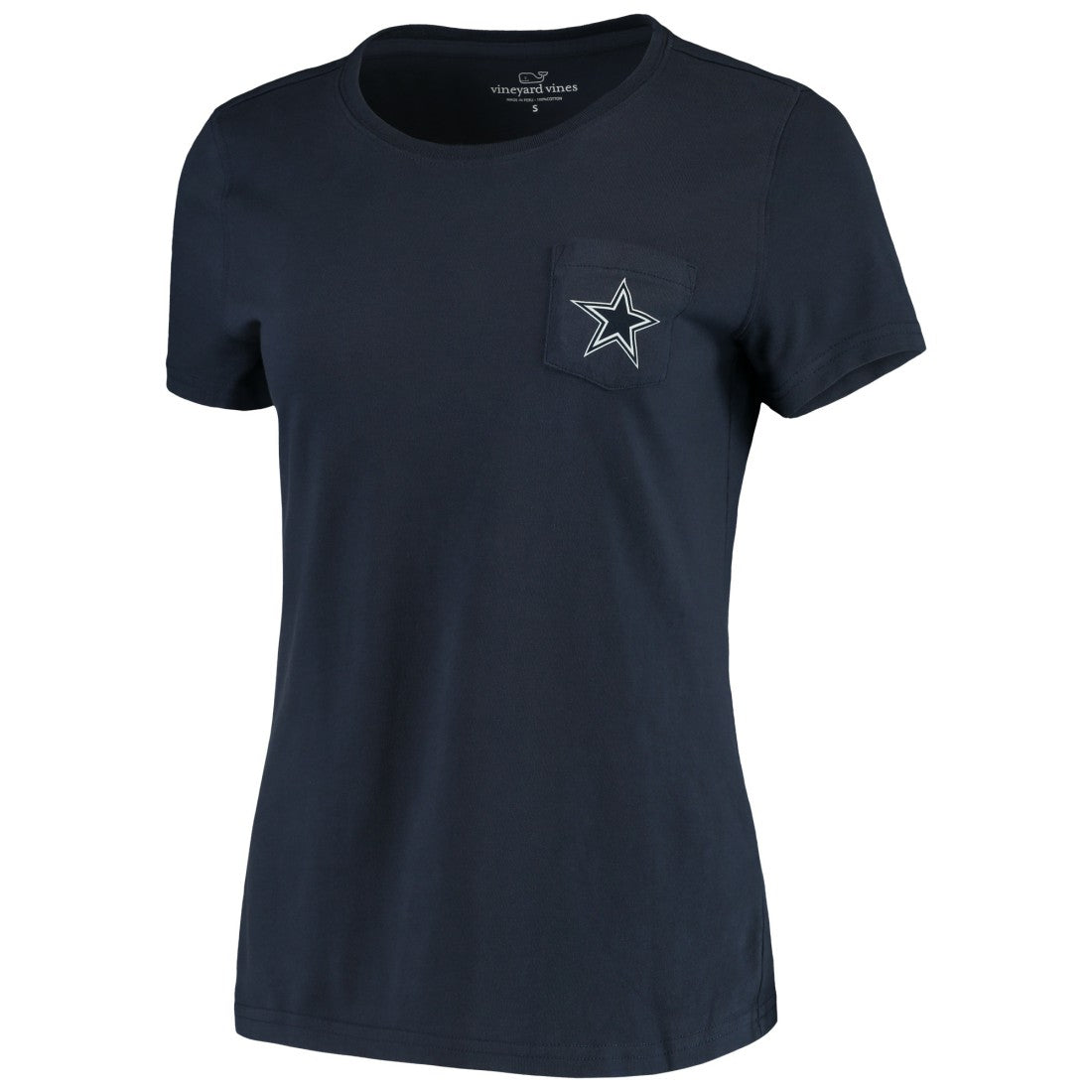 Dallas Cowboys Vineyard Vines Women's Sunset Sail T-Shirt Navy | NFL
