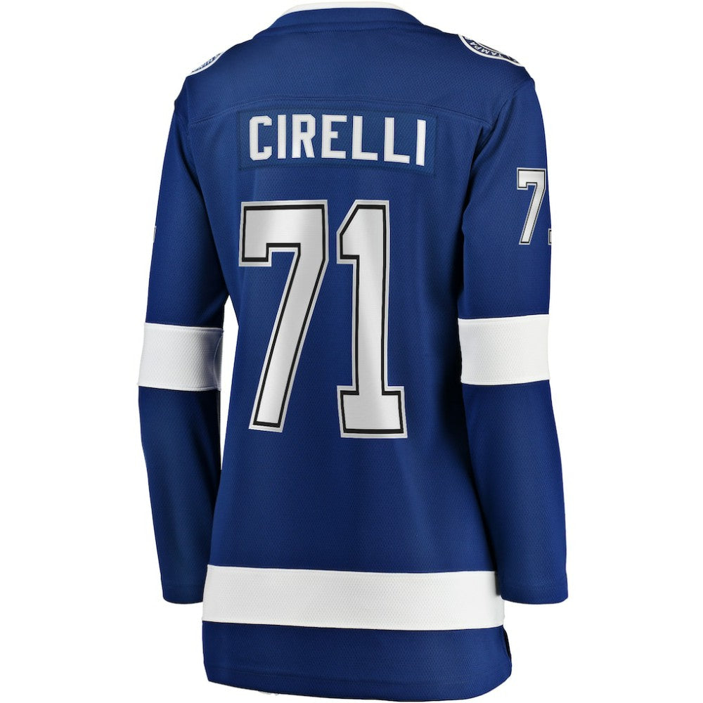 Anthony Cirelli Tampa Bay Lightning Fanatics Women's Home Breakaway Player Jersey - Blue - NHL