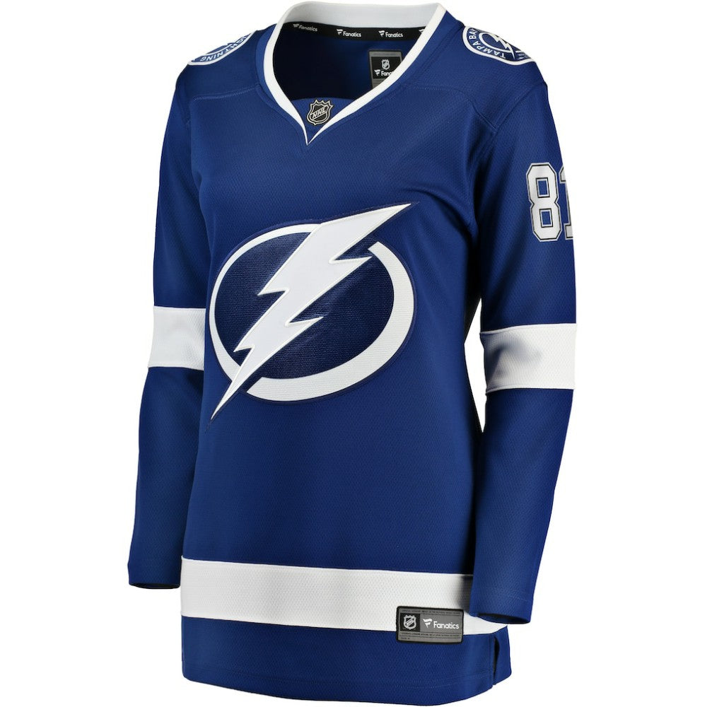 Erik Cernak Tampa Bay Lightning Fanatics Women's Home Breakaway Player Jersey - Blue - NHL
