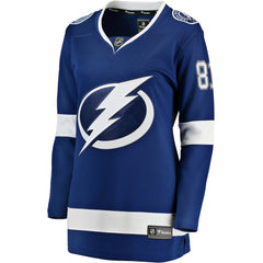 Erik Cernak Tampa Bay Lightning Fanatics Women's Home Breakaway Player Jersey - Blue - NHL