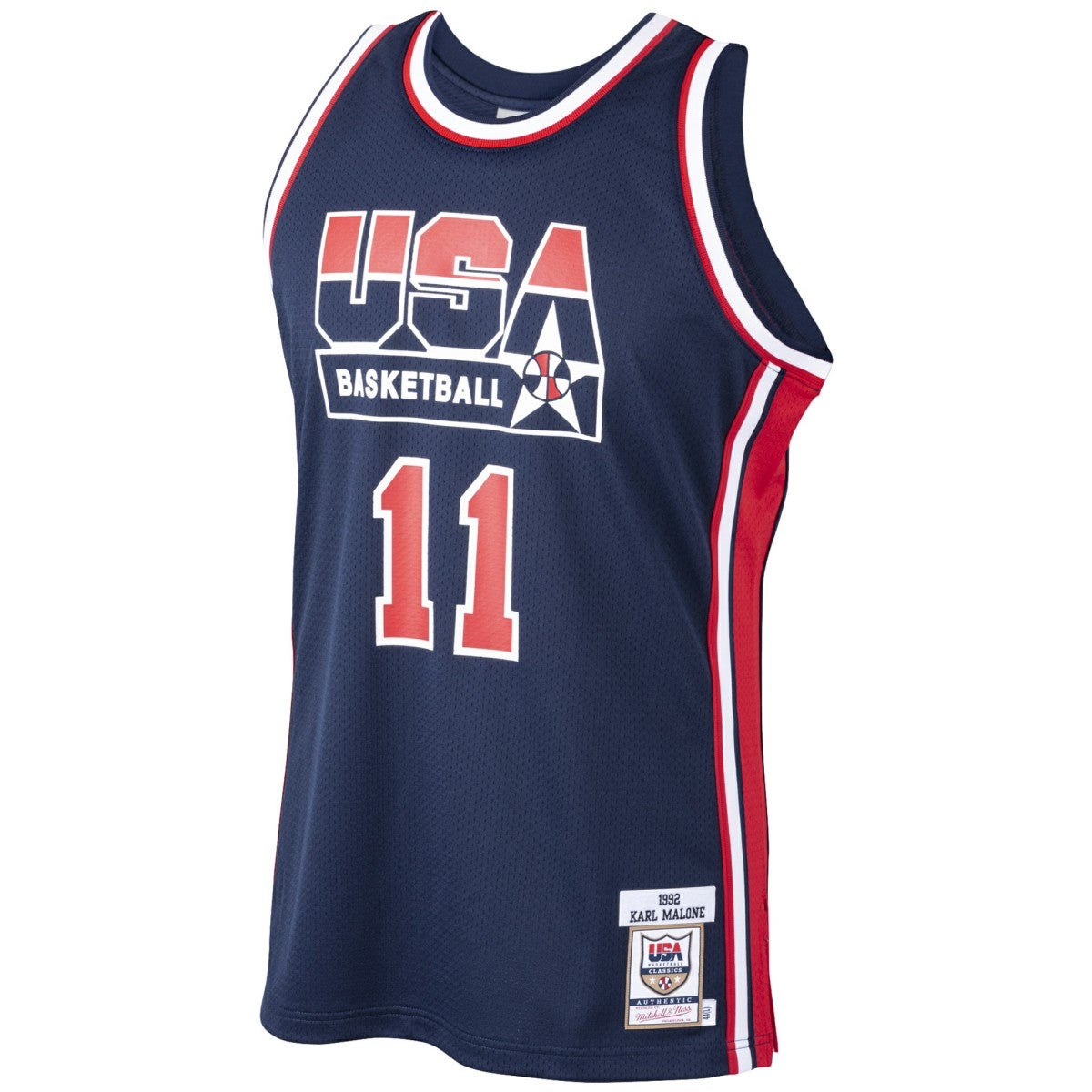 Karl Malone USA Basketball 1992 Dream Team Authentic Jersey Navy - NBA