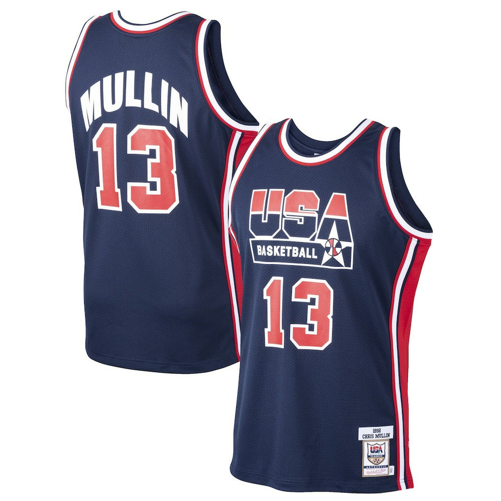 Chris Mullin USA Basketball 1992 Dream Team Authentic Jersey Navy - NBA
