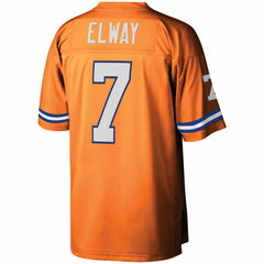 John Elway Denver Broncos Youth 1990 Legacy Retired Player Jersey Orange | Mitchell & Ness