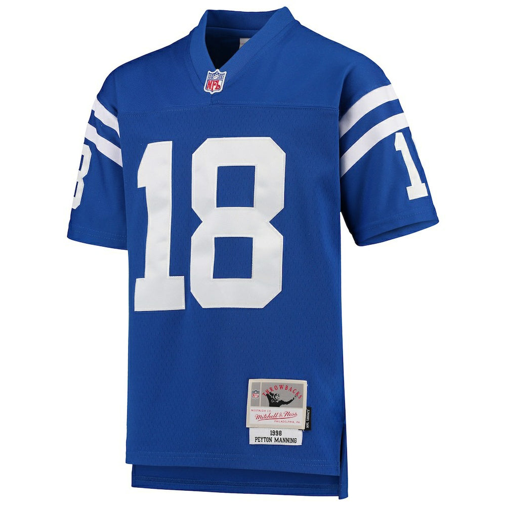 Peyton Manning Indianapolis Colts Youth 1998 Legacy Retired Player Jersey Royal | Mitchell & Ness