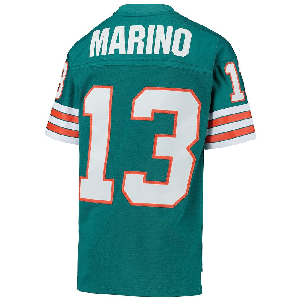 Dan Marino Miami Dolphins Youth 1984 Legacy Retired Player Jersey Aqua | Mitchell & Ness