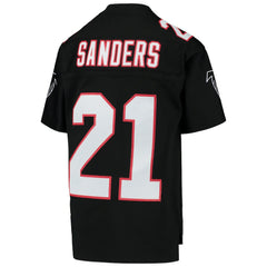 Deion Sanders Atlanta Falcons Youth 1992 Legacy Retired Player Jersey Black | Mitchell & Ness