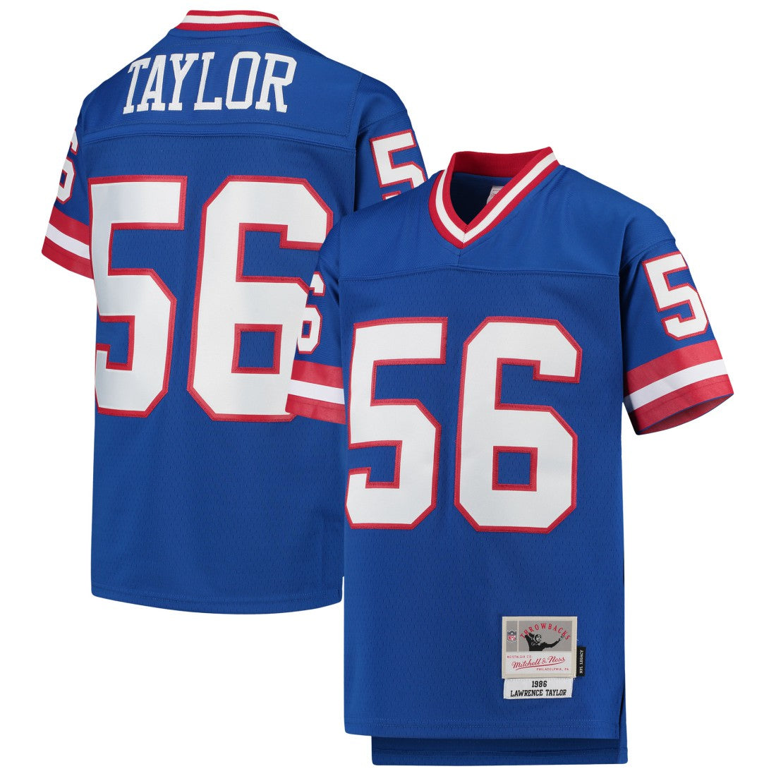 Lawrence Taylor New York Giants Youth 1986 Legacy Retired Player Jersey Royal | Mitchell & Ness