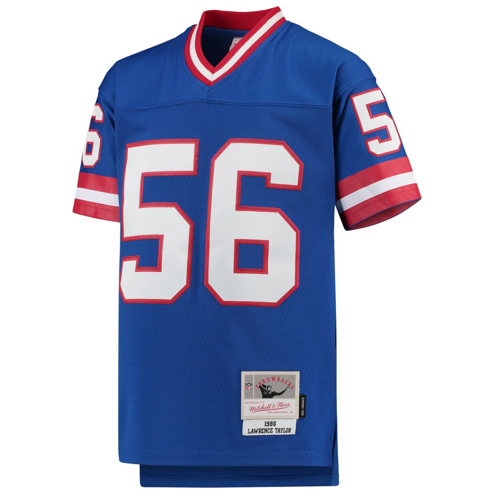 Lawrence Taylor New York Giants Youth 1986 Legacy Retired Player Jersey Royal | Mitchell & Ness
