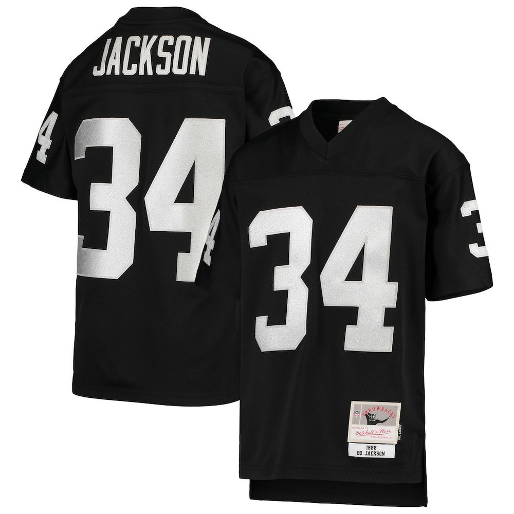 Bo Jackson Las Vegas Raiders Youth 1988 Legacy Retired Player Jersey Black | Mitchell & Ness