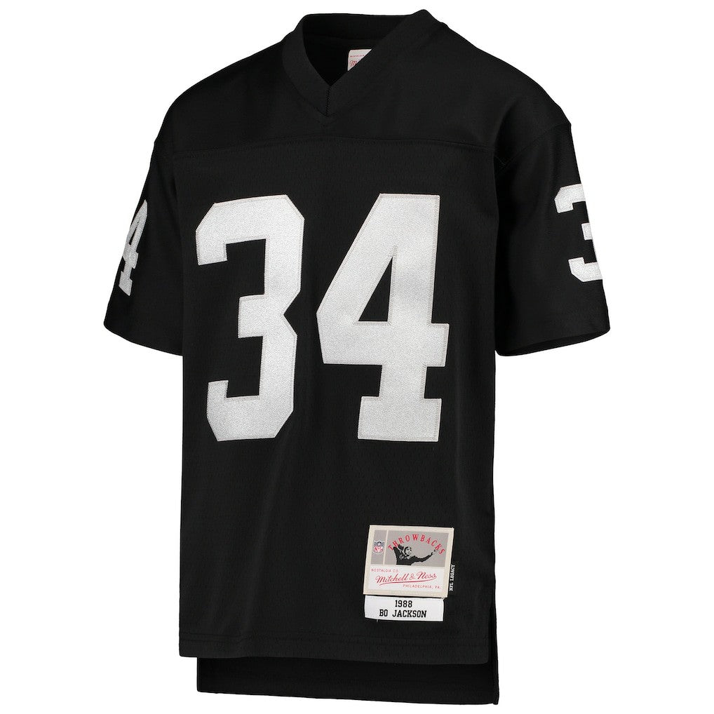 Bo Jackson Las Vegas Raiders Youth 1988 Legacy Retired Player Jersey Black | Mitchell & Ness
