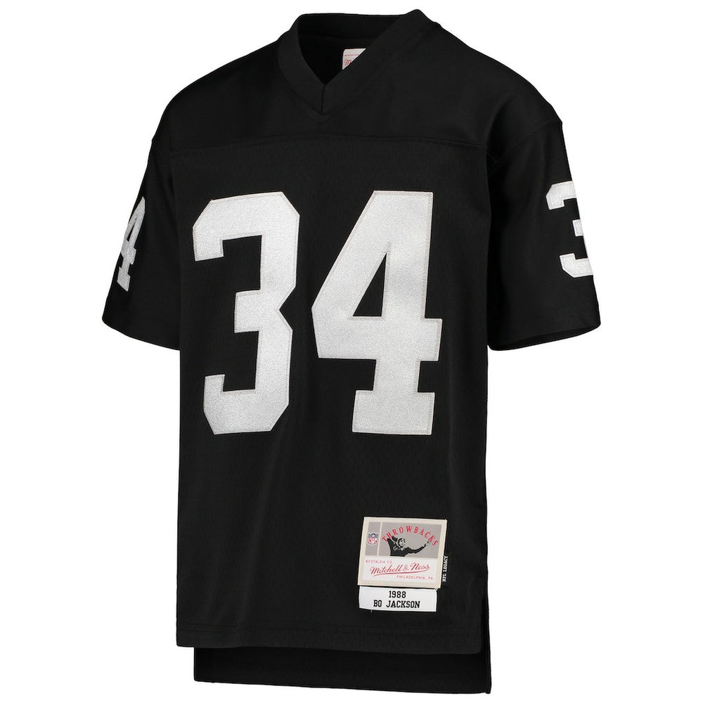 Bo Jackson Las Vegas Raiders Youth 1988 Legacy Retired Player Jersey Black | Mitchell & Ness