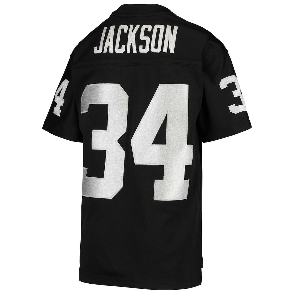 Bo Jackson Las Vegas Raiders Youth 1988 Legacy Retired Player Jersey Black | Mitchell & Ness