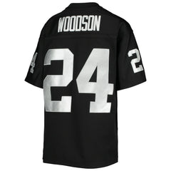 Charles Woodson Las Vegas Raiders Youth 1998 Legacy Retired Player Jersey Black | Mitchell & Ness