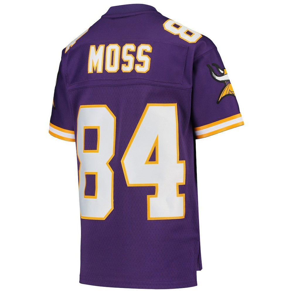 Randy Moss Minnesota Vikings Youth 1998 Legacy Retired Player Jersey Purple | Mitchell & Ness
