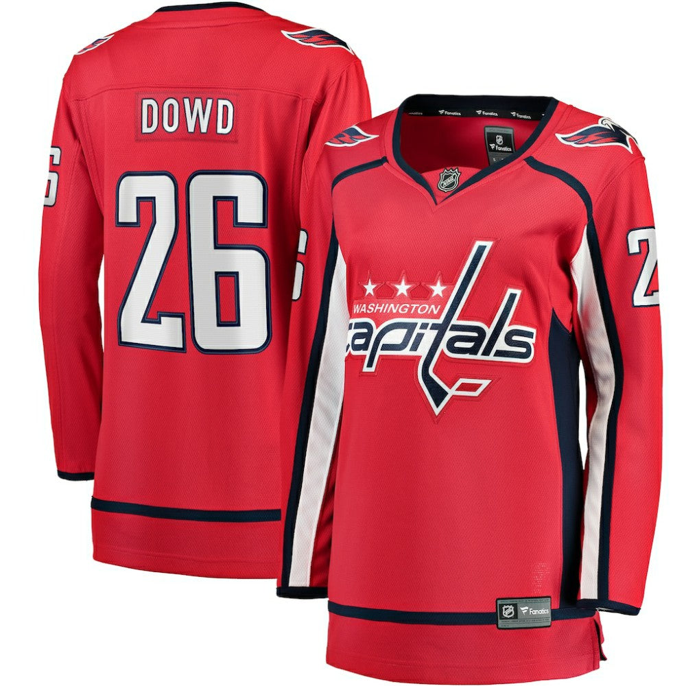 Nic Dowd Washington Capitals Fanatics Women's Home Breakaway Player Jersey - Red - NHL