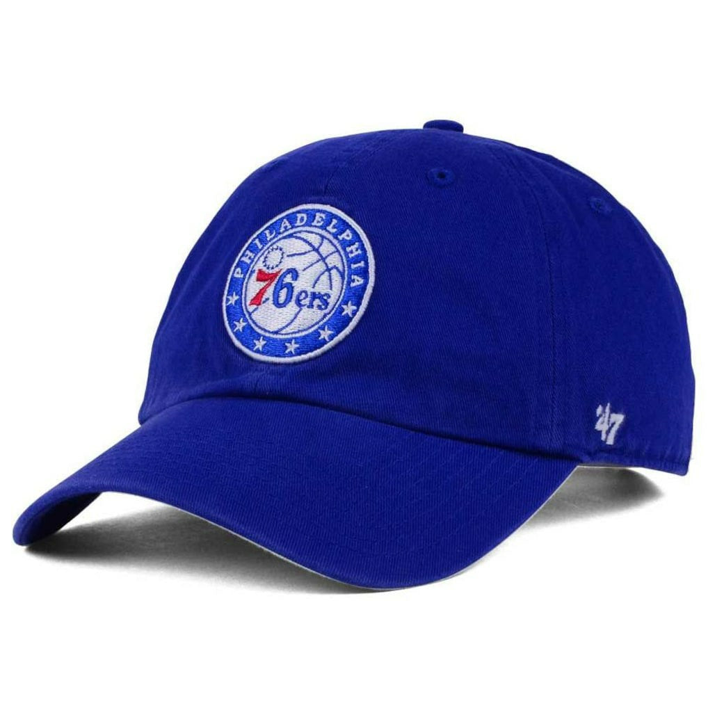 Philadelphia 76ers '47 Core Logo Clean Up Adjustable Hat Royal - NBA