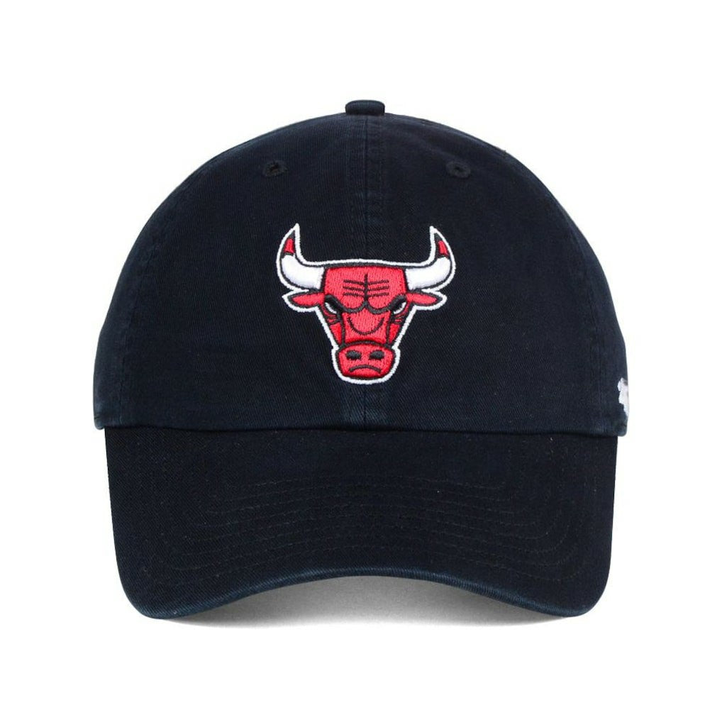 Chicago Bulls '47 Core Logo Clean Up Adjustable Hat Black - NBA